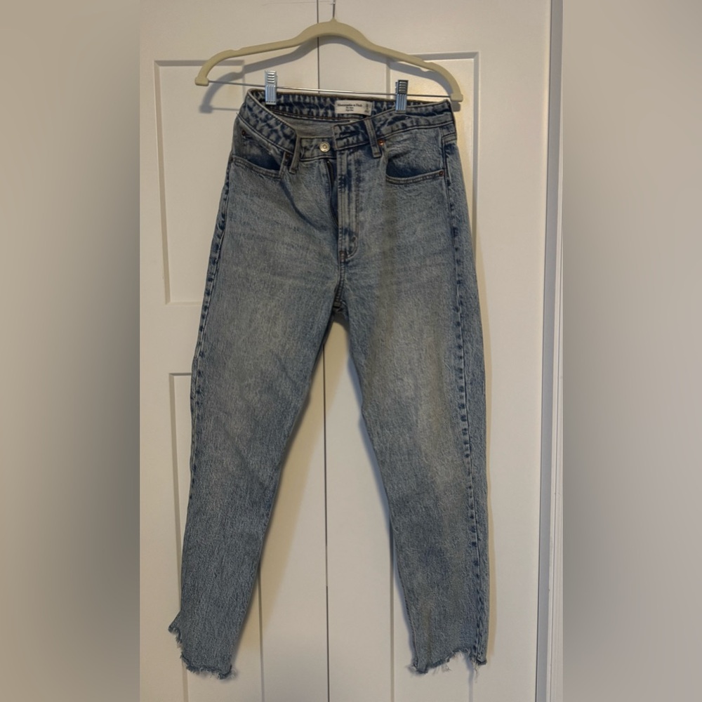 Abercrombie & Fitch Light Blue Boyfriend Jeans